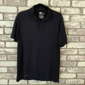 Russell Athletics Dri-power Navy Blue Polo